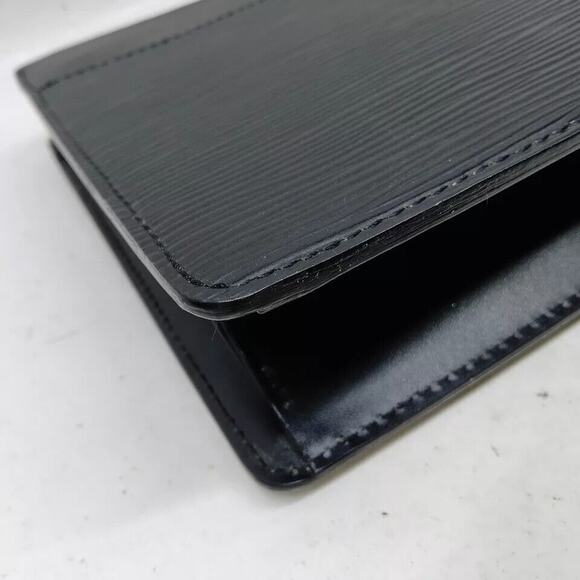 Louis Vuitton Pochette Homme Clutch Black Leather  SR1918 - Picture 3 of 8